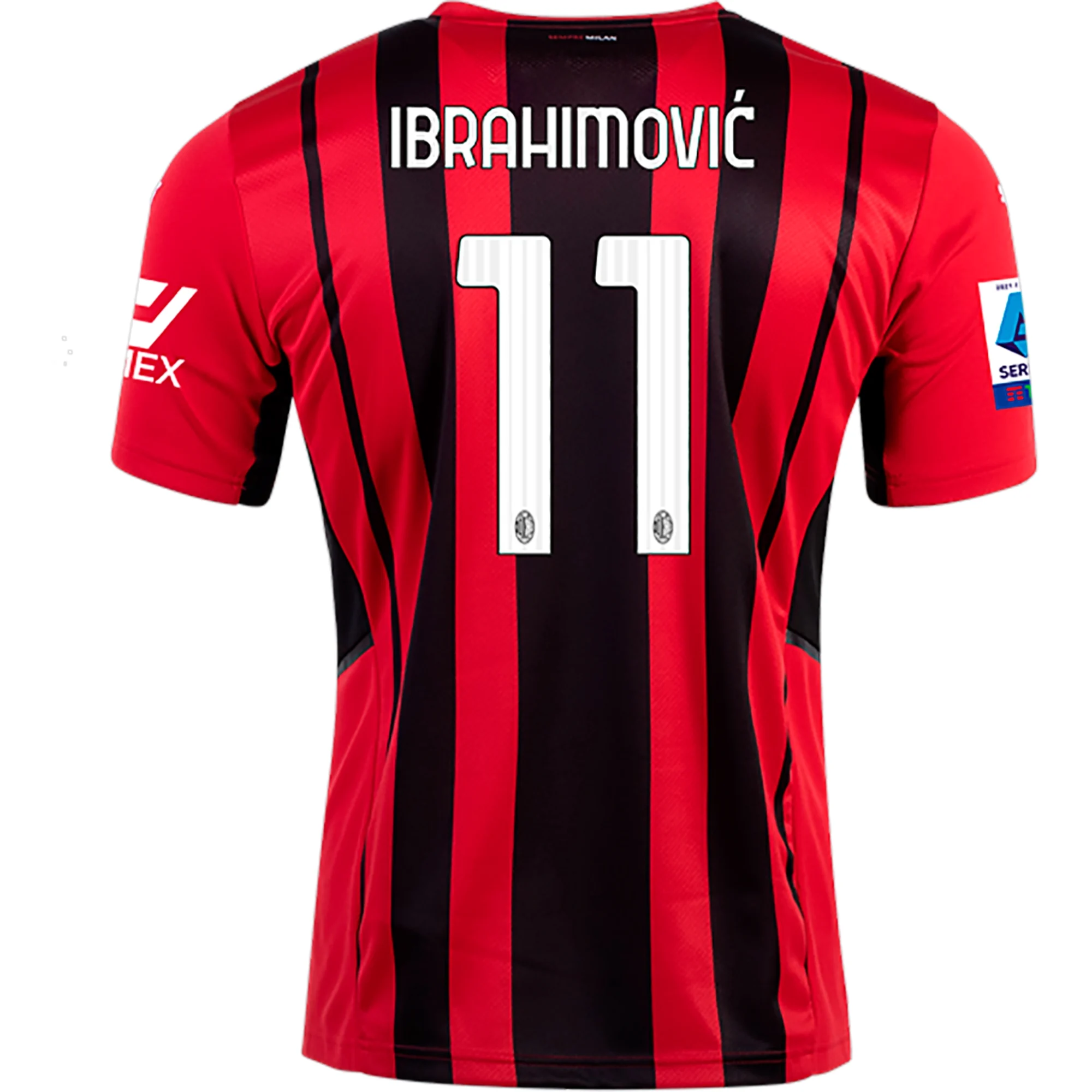 Zlatan Ibrahimović AC Milan 21/22 Home Jersey by PUMA – Arena Jerseys