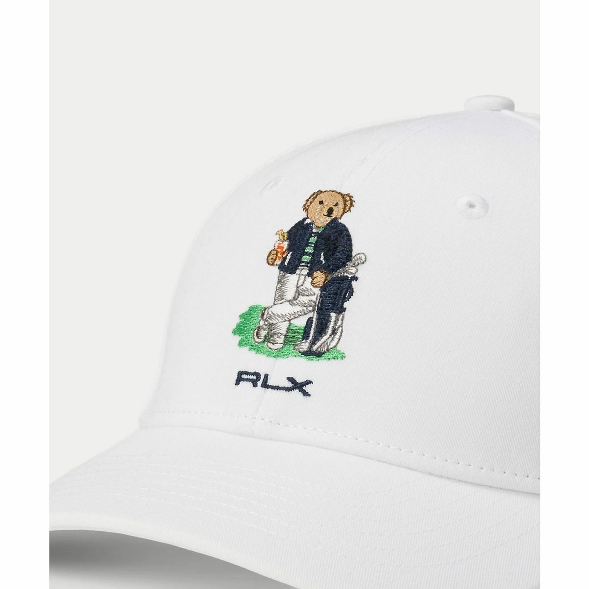 ラルフ ローレン RLX GOLF レディース ポロベア キャップ WHITE 2024年