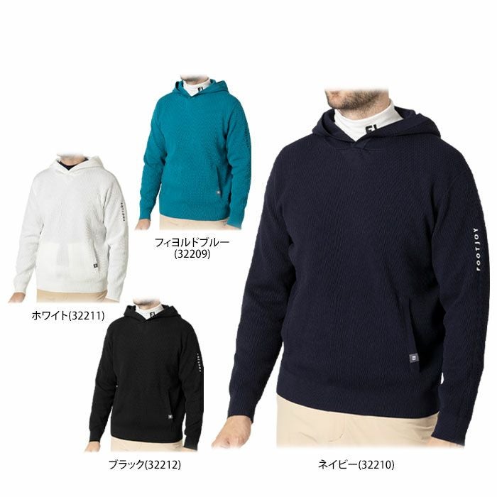 フットジョイ FootJoy メンズ 撥水 ストレッチ 生地切替 長袖