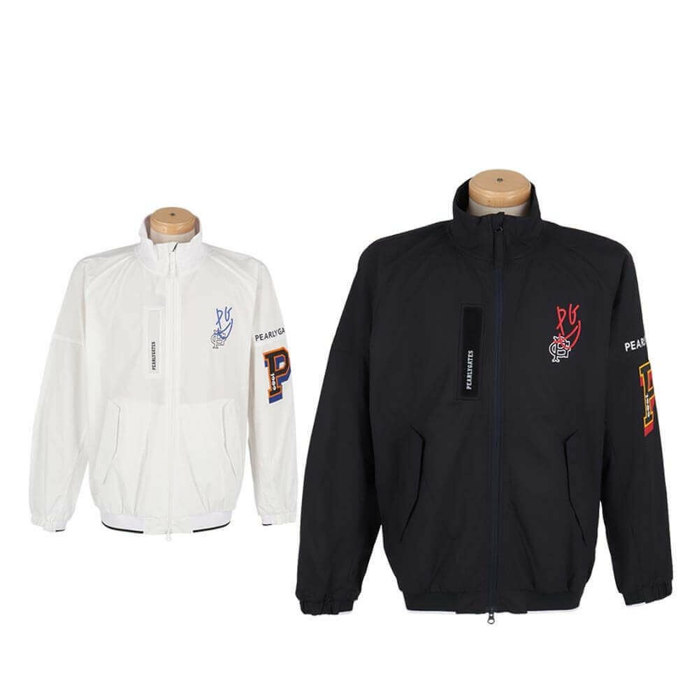 パーリーゲイツ PEARLY GATES メンズ 撥水 ロゴデザイン ストレッチ