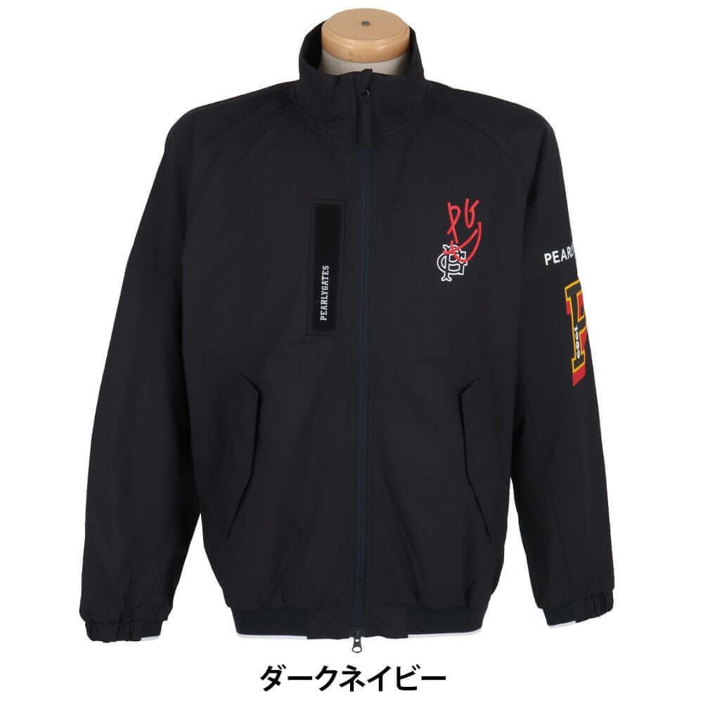 パーリーゲイツ PEARLY GATES メンズ 撥水 ロゴデザイン ストレッチ