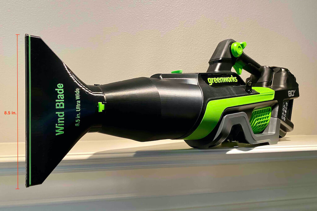 Car Drying Short Nozzle for Greenworks 800 CFM Leaf blowers