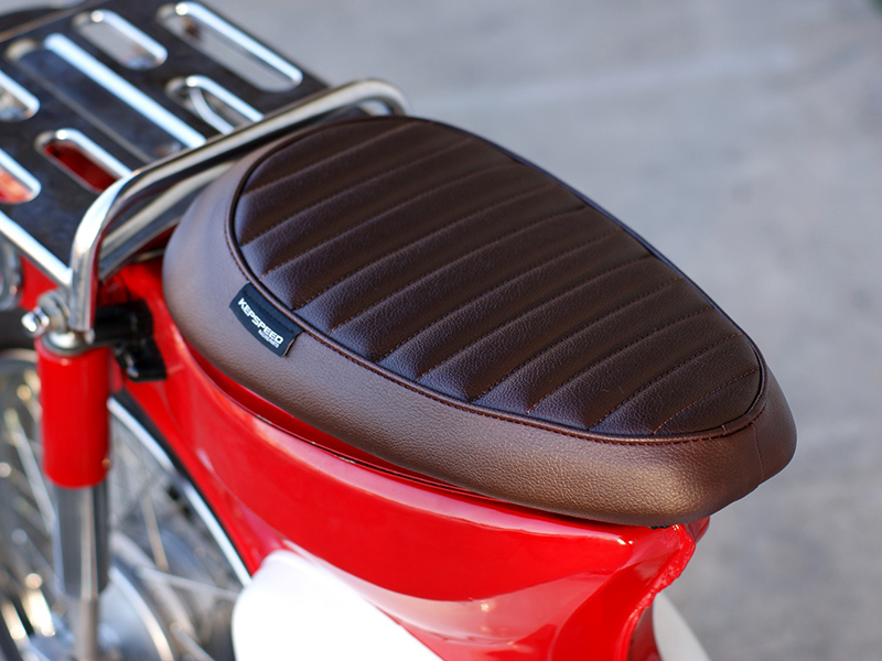 KEPSPEED製 スーパーカブ用 タックロール カスタムシングルシート