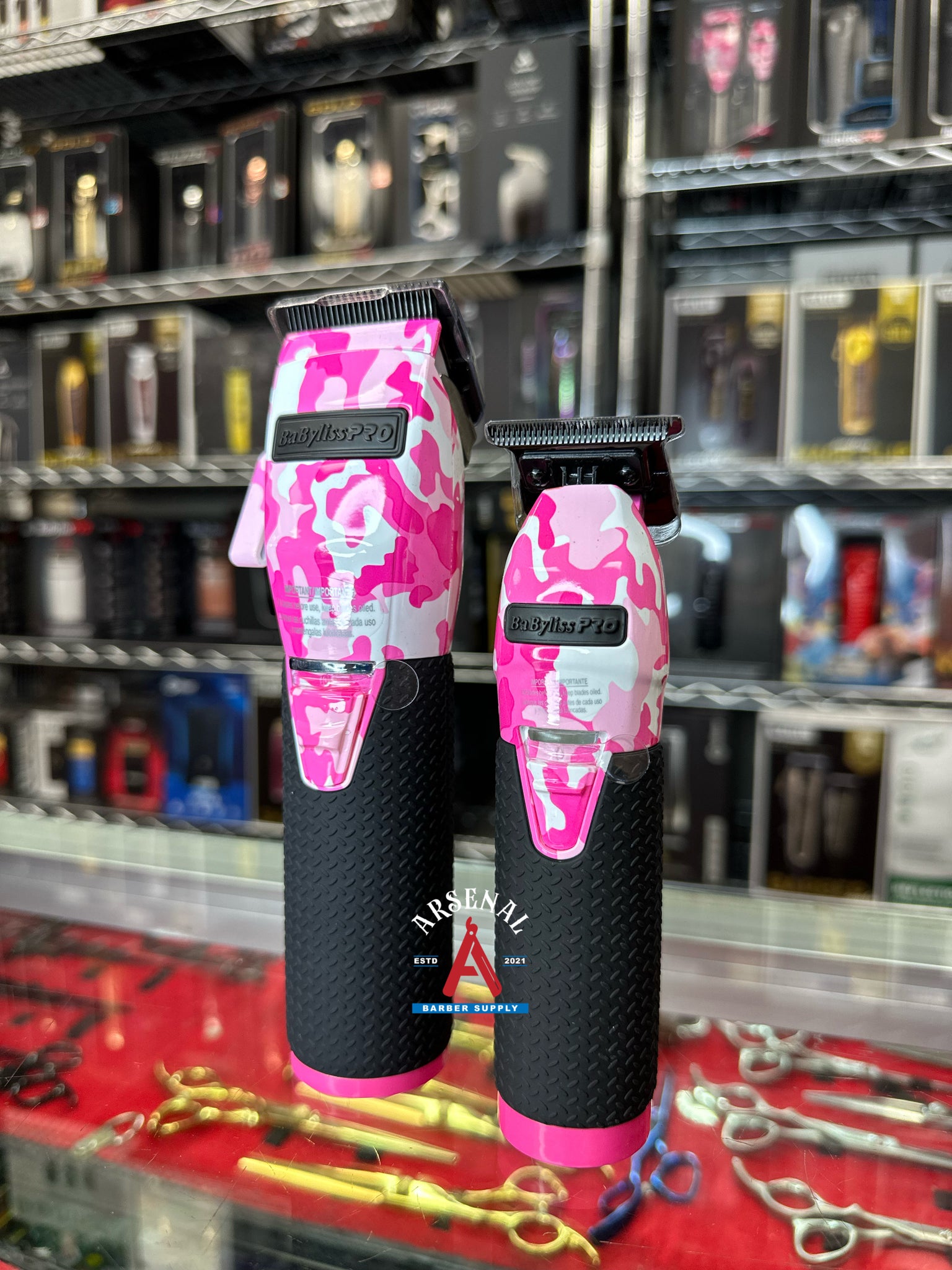 Babyliss LimitedFx Pink Camo Metal Lithium Clipper & Trimmer