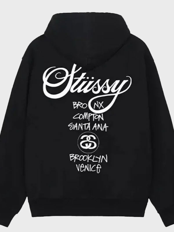 Stussy World Tour Hoodie | Trending Unisex Hoodie At 30% OFF