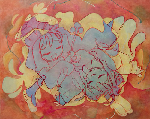 中風森滋「歩く赤るみの女王」 | 六本木ヒルズ ミュージアム・展望台