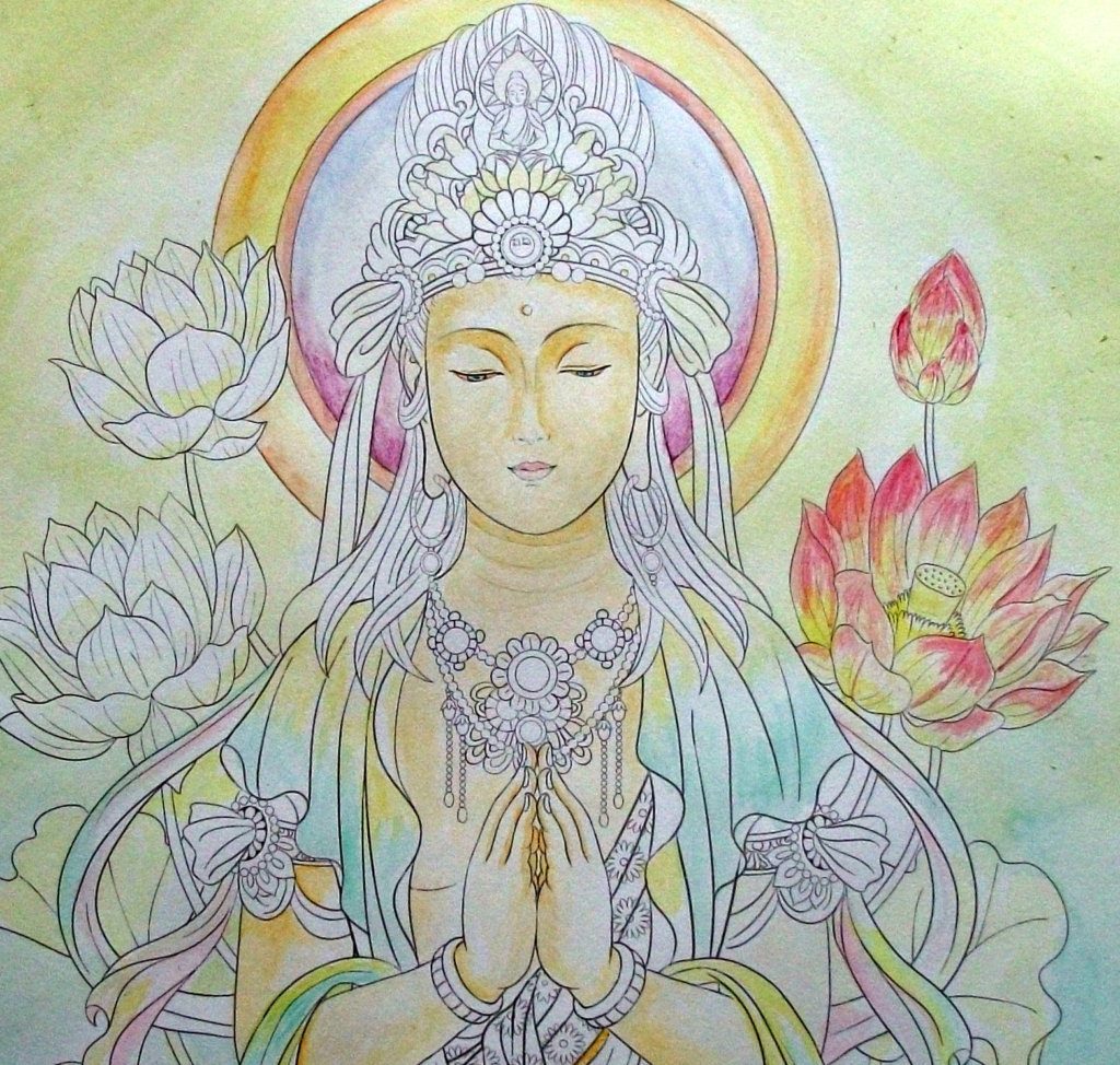 透明水彩で観音菩薩を描く方法 - 透明水彩で描く細密画 | Art JP