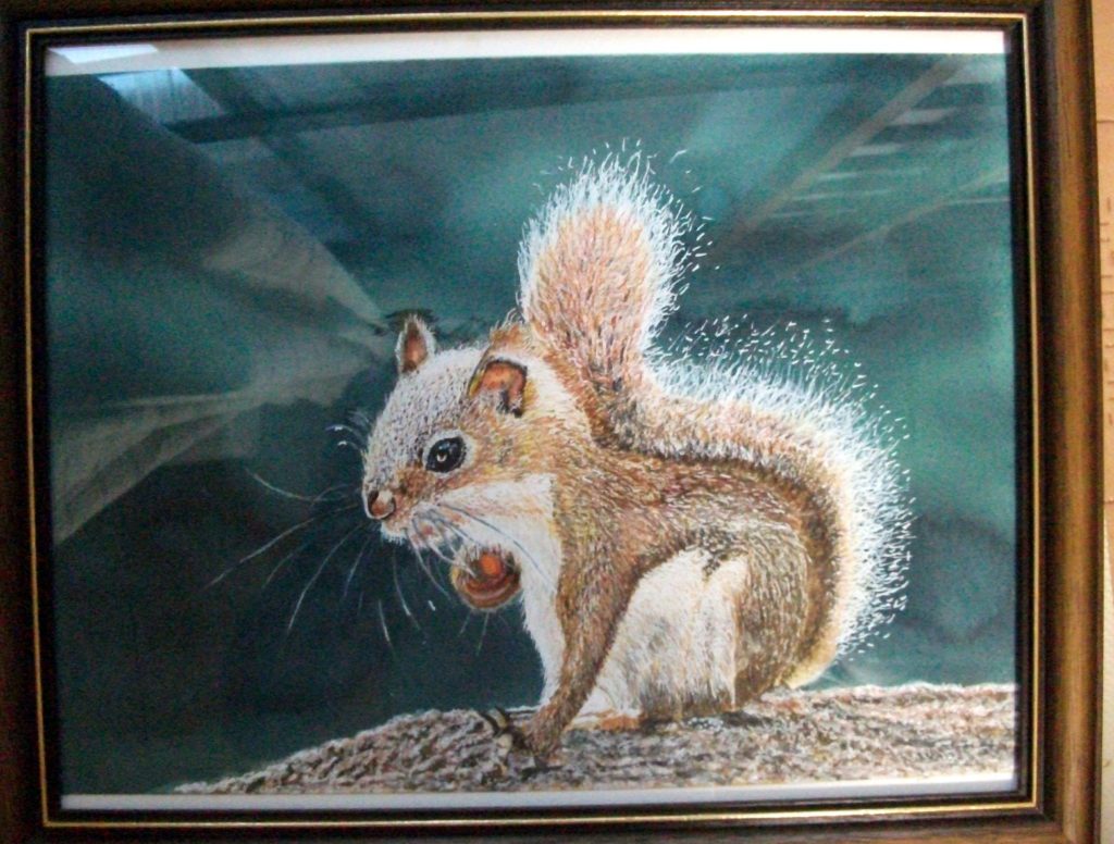 透明水彩でリスを描く方法 - 透明水彩で描く細密画 | Art JP Watercolor