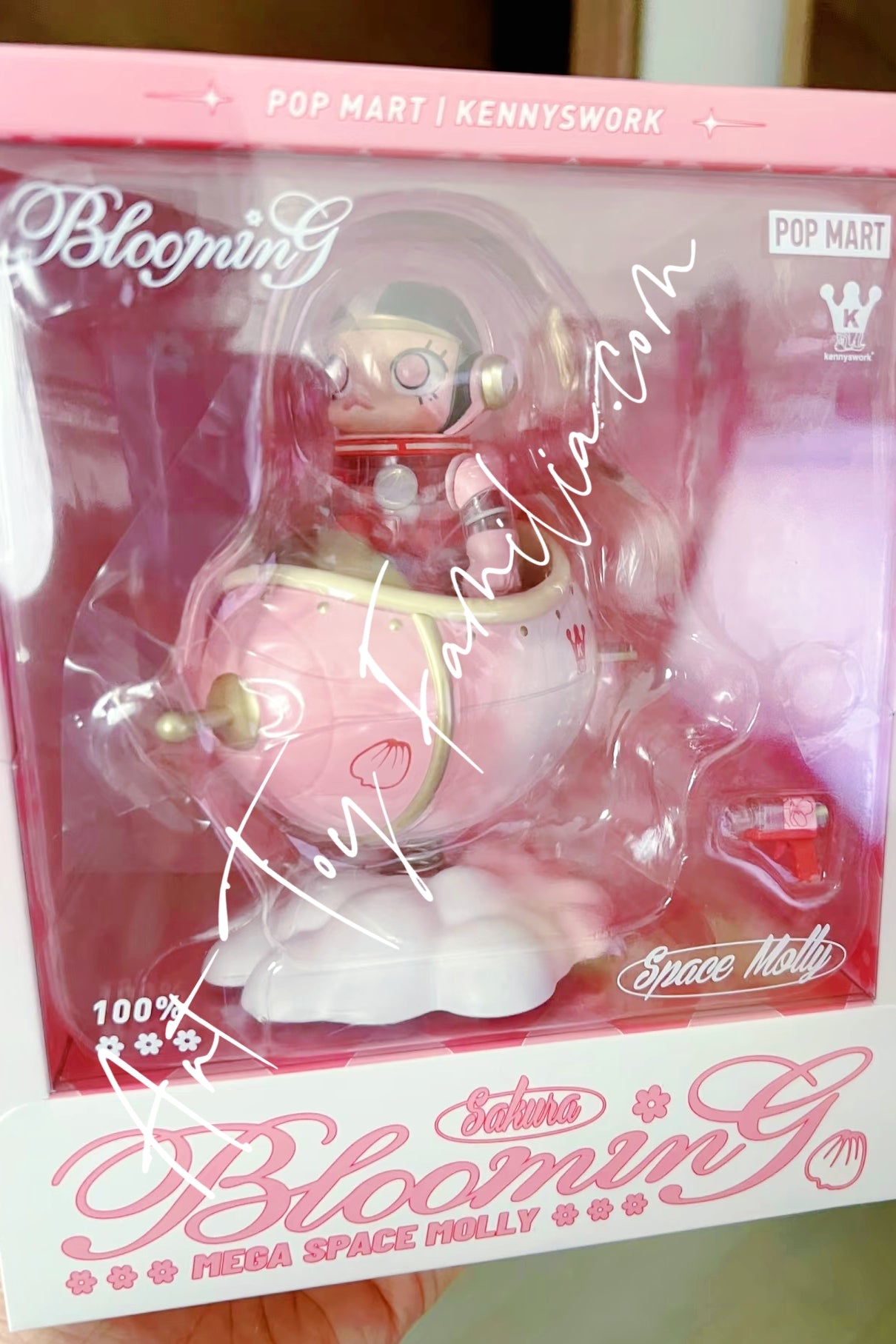 MEGA Space Molly 100% Blooming Series Sakura Figurine | POP MART