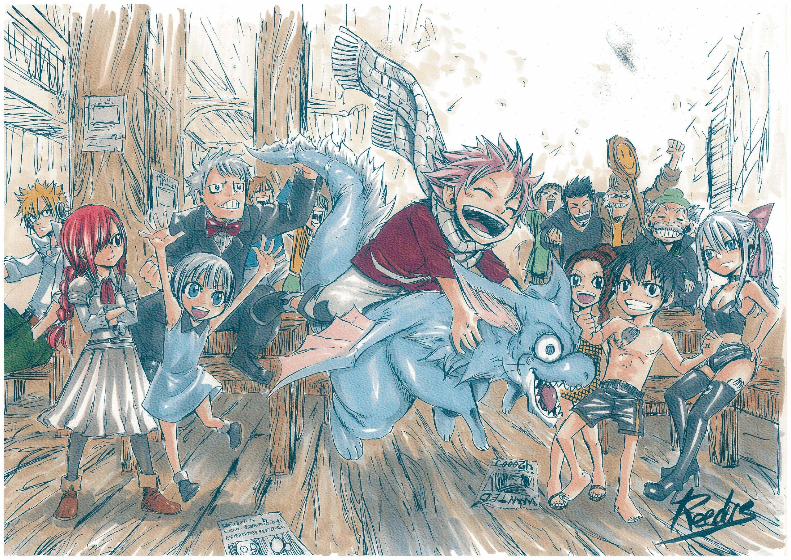 FAIRY TAIL 連載20周年記念版画展示販売会｜入場無料｜絵画展示販売会