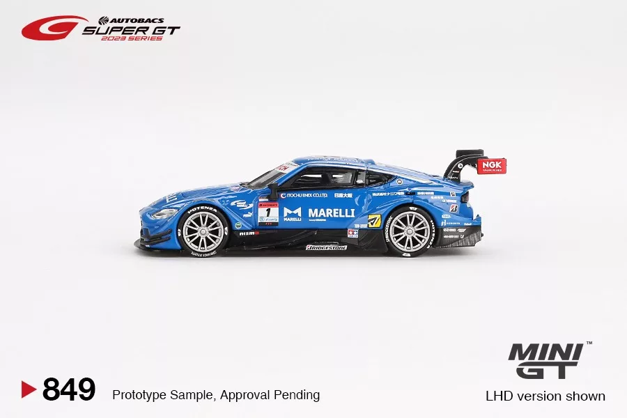 Mini GT - Super GT Series - 849 Nissan Z GT500 #1 - Marelli Impul