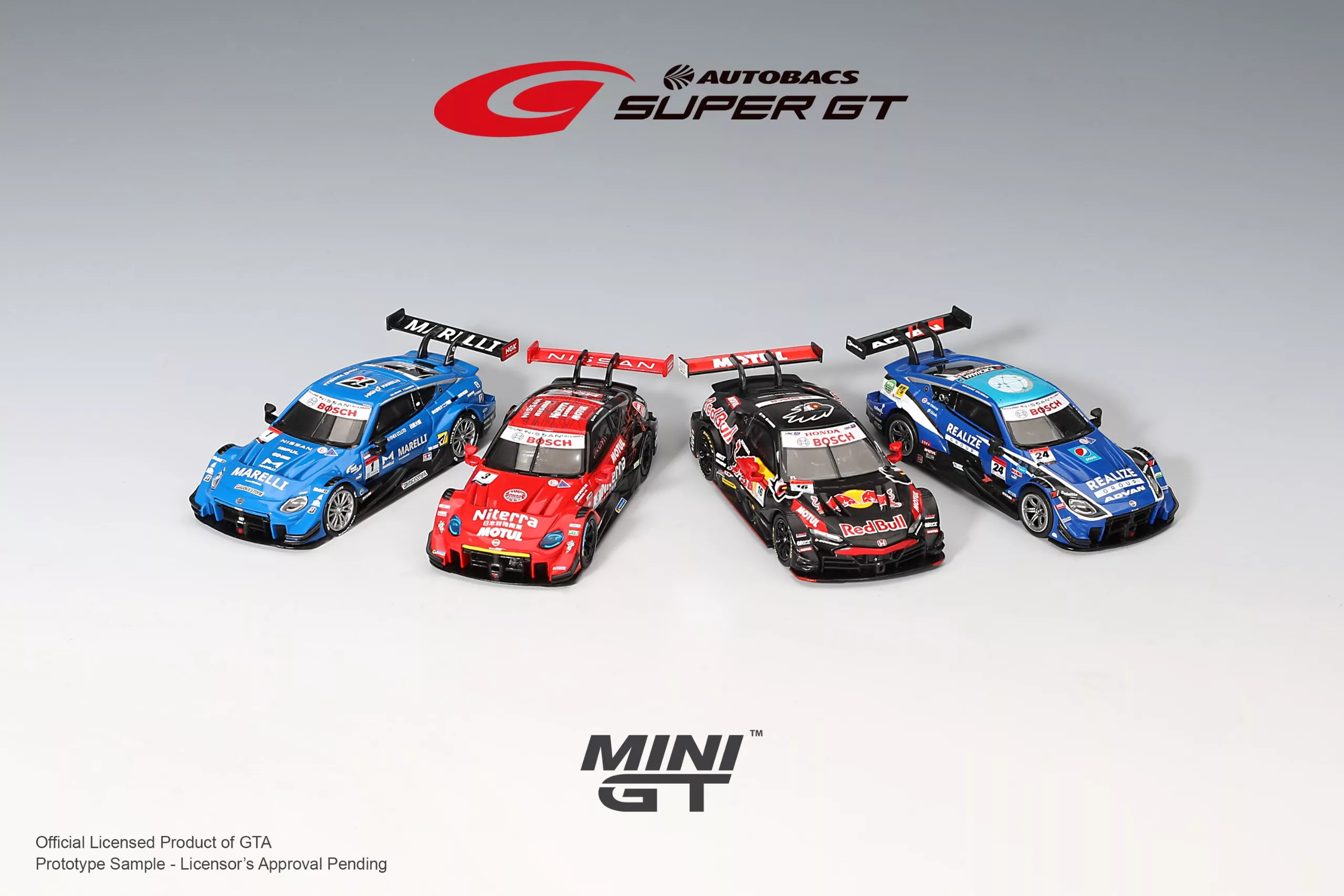 Mini GT - Super GT Series - 849 Nissan Z GT500 #1 - Marelli Impul