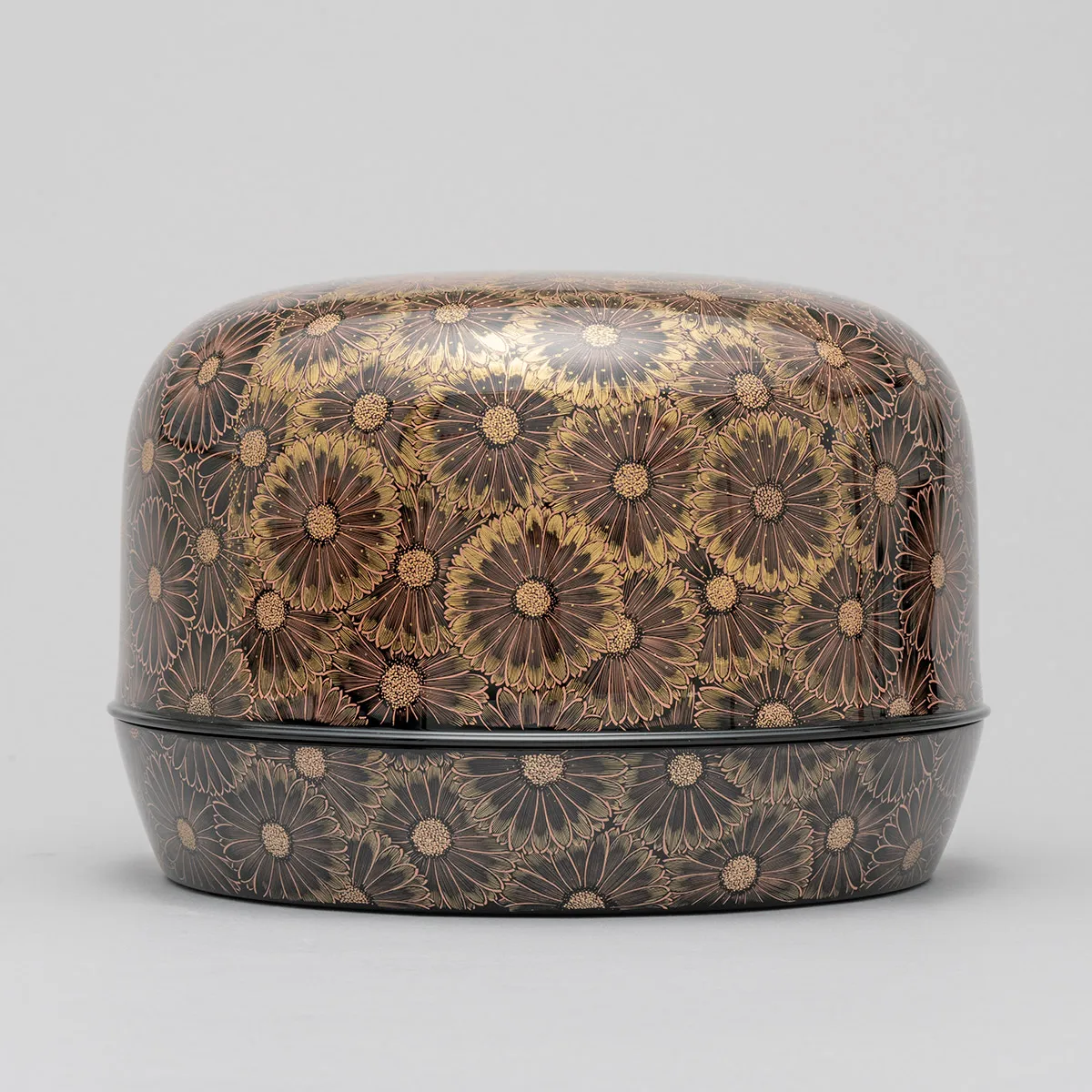 沈金象嵌菓子器菊花文 | ARTerrace
