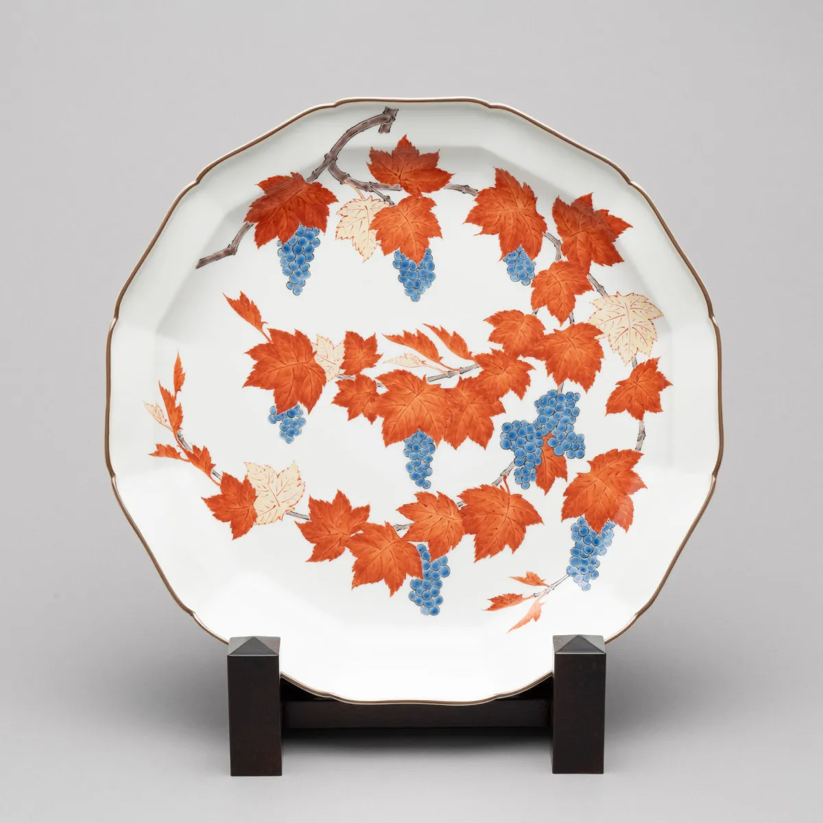 濁手 葡萄文 皿 | ARTerrace