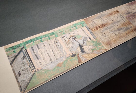 国宝「源氏物語絵巻」2場面目】「徳川美術館展 尾張徳川家の至宝