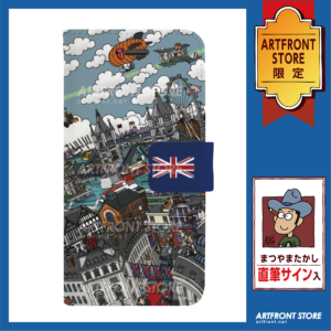 直筆サイン入り】手帳型スマートフォンケース Italy – まつやまたかし
