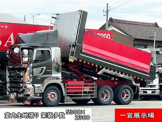 1515】H30 17プロフィア ハイルーフ ダンプ 架装多数 5300×2300｜中古