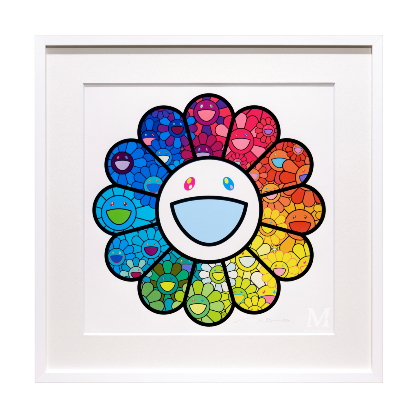 村上隆(Takashi Murakami)「マルチカラースーパーフラットフラワーズ