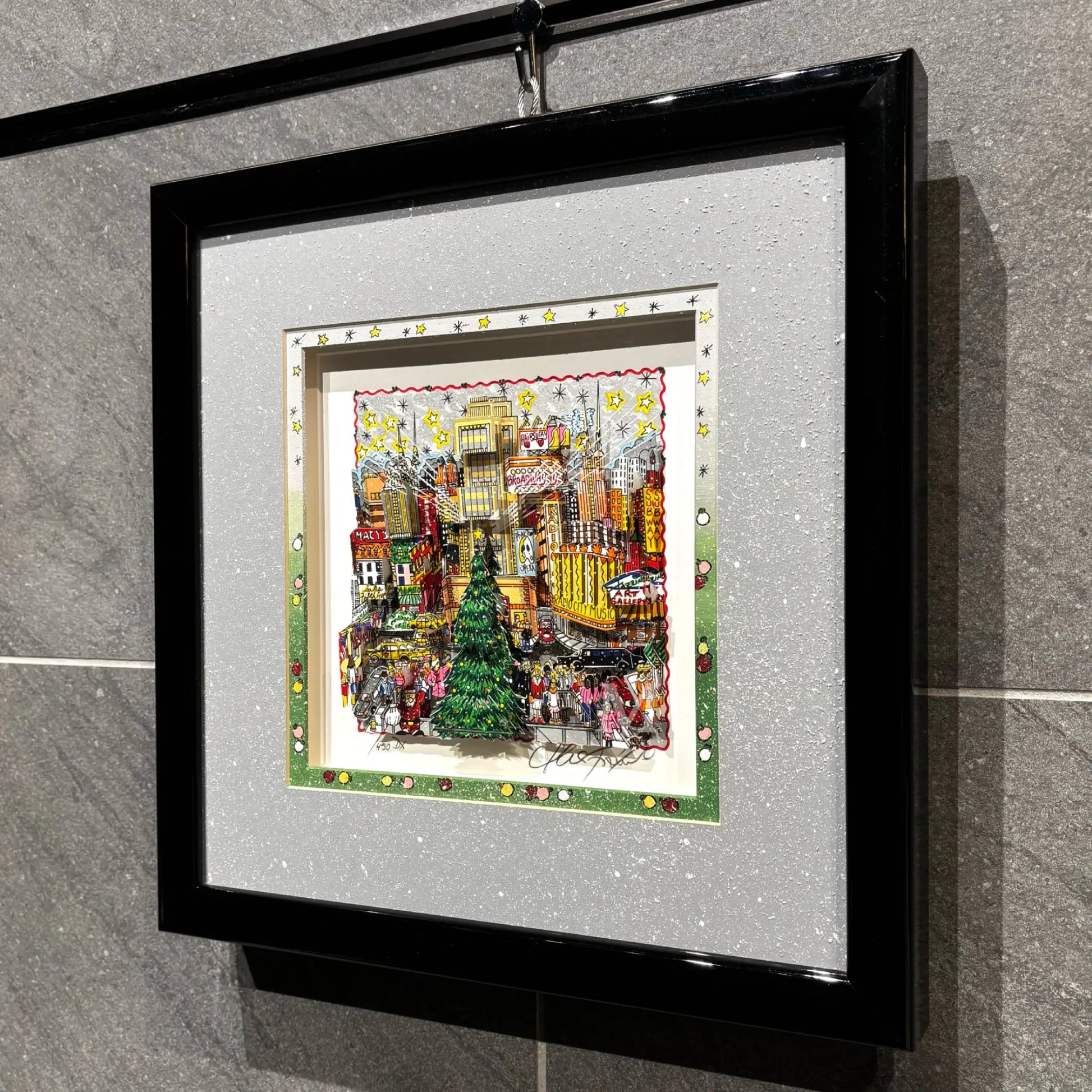 チャールズ・ファジーノ (Charles Fazzino)「Tis The Season」ART