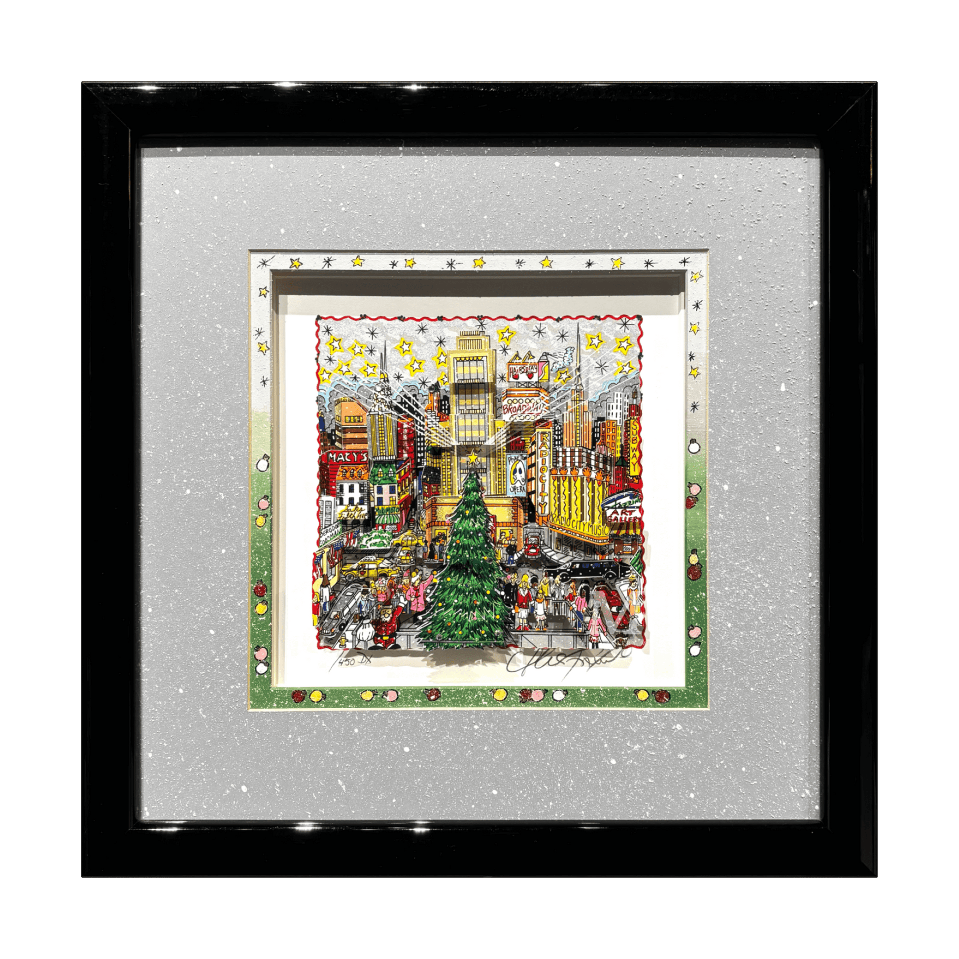 チャールズ・ファジーノ (Charles Fazzino)「Tis The Season」ART