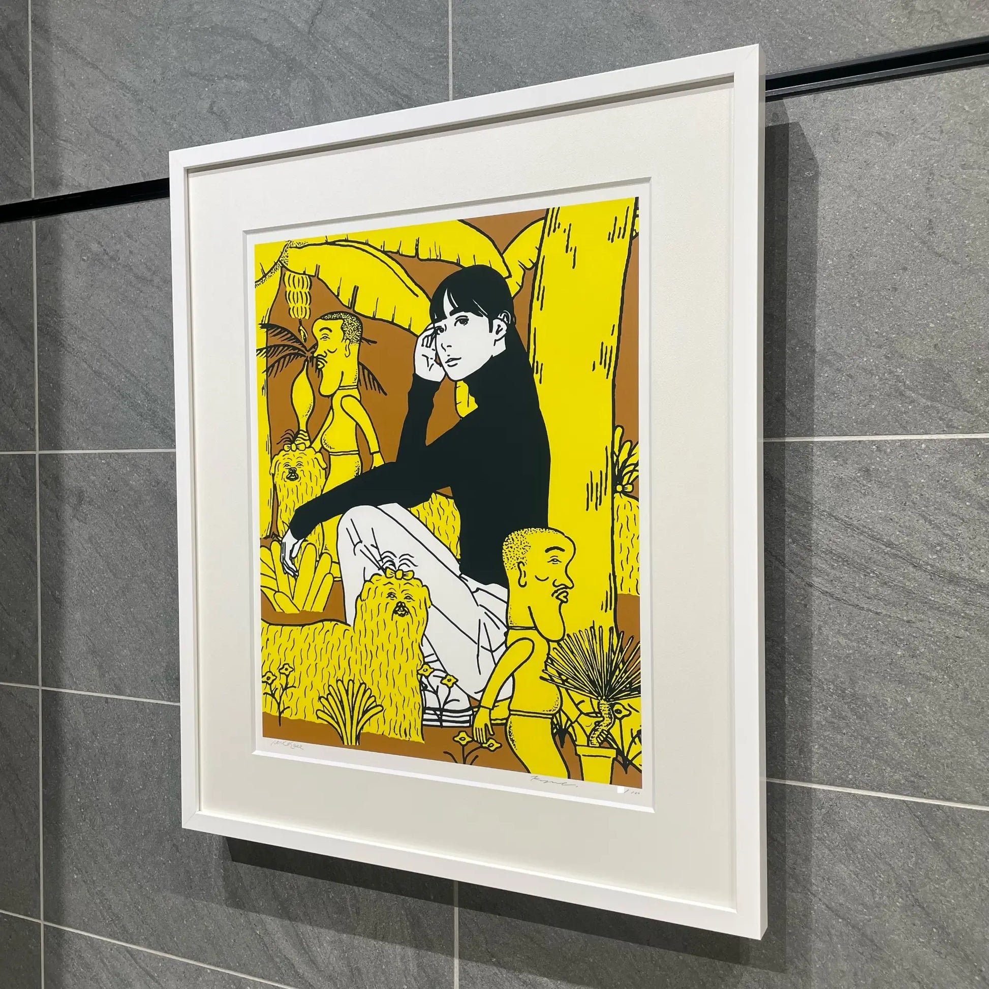 KYNE × NONCHELEEE (キネ × ノンチェリー)「Untitled, 2024 (Yellow