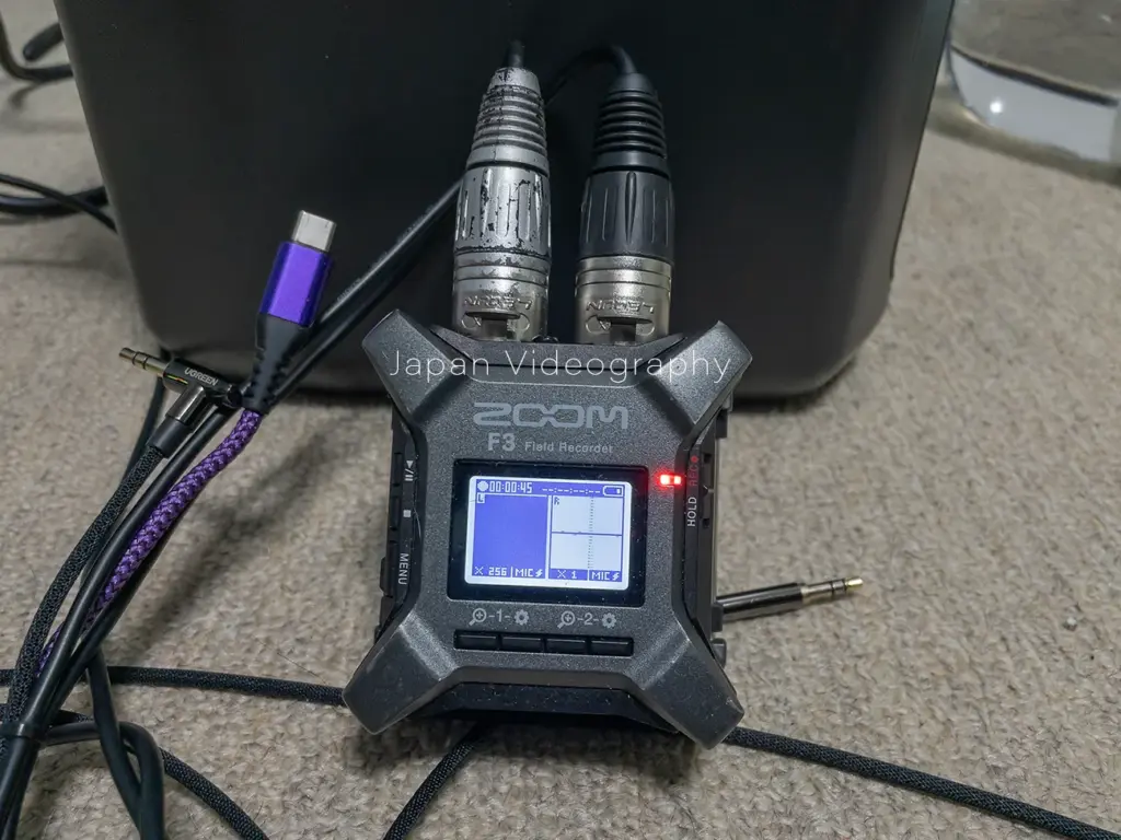 ZOOM F3 - 音量調整不要で失敗しない32bit float録音フィールド