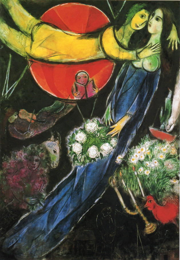 赤い太陽 シャガール