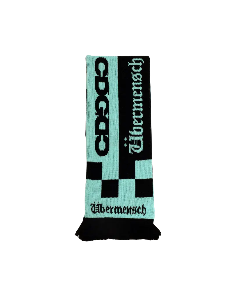 CDG x G-DRAGON Übermensch CHECKERED STOLE white/black | artox