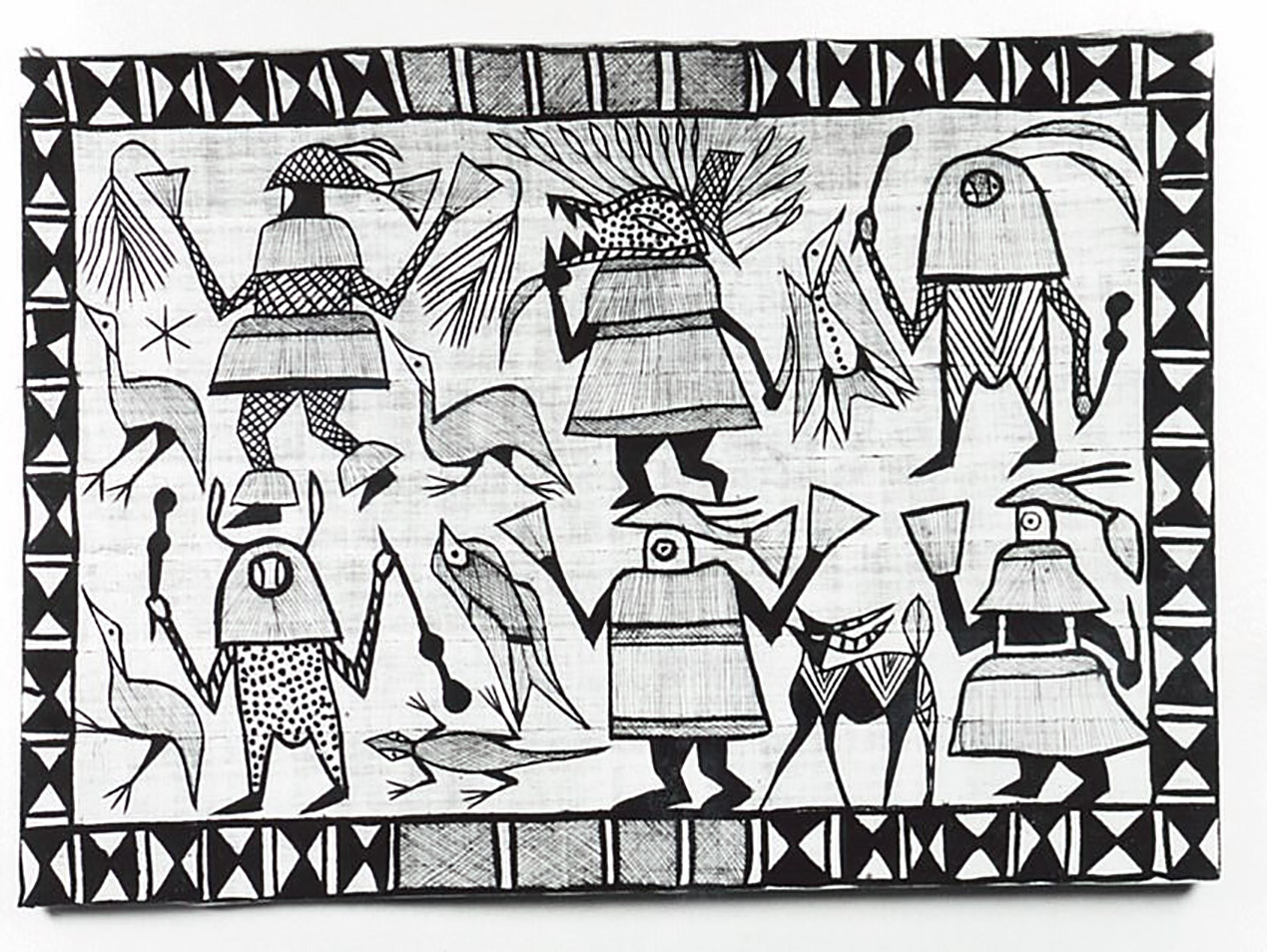 終了：アフリカセヌフォ族の絵布 | 札幌芸術の森