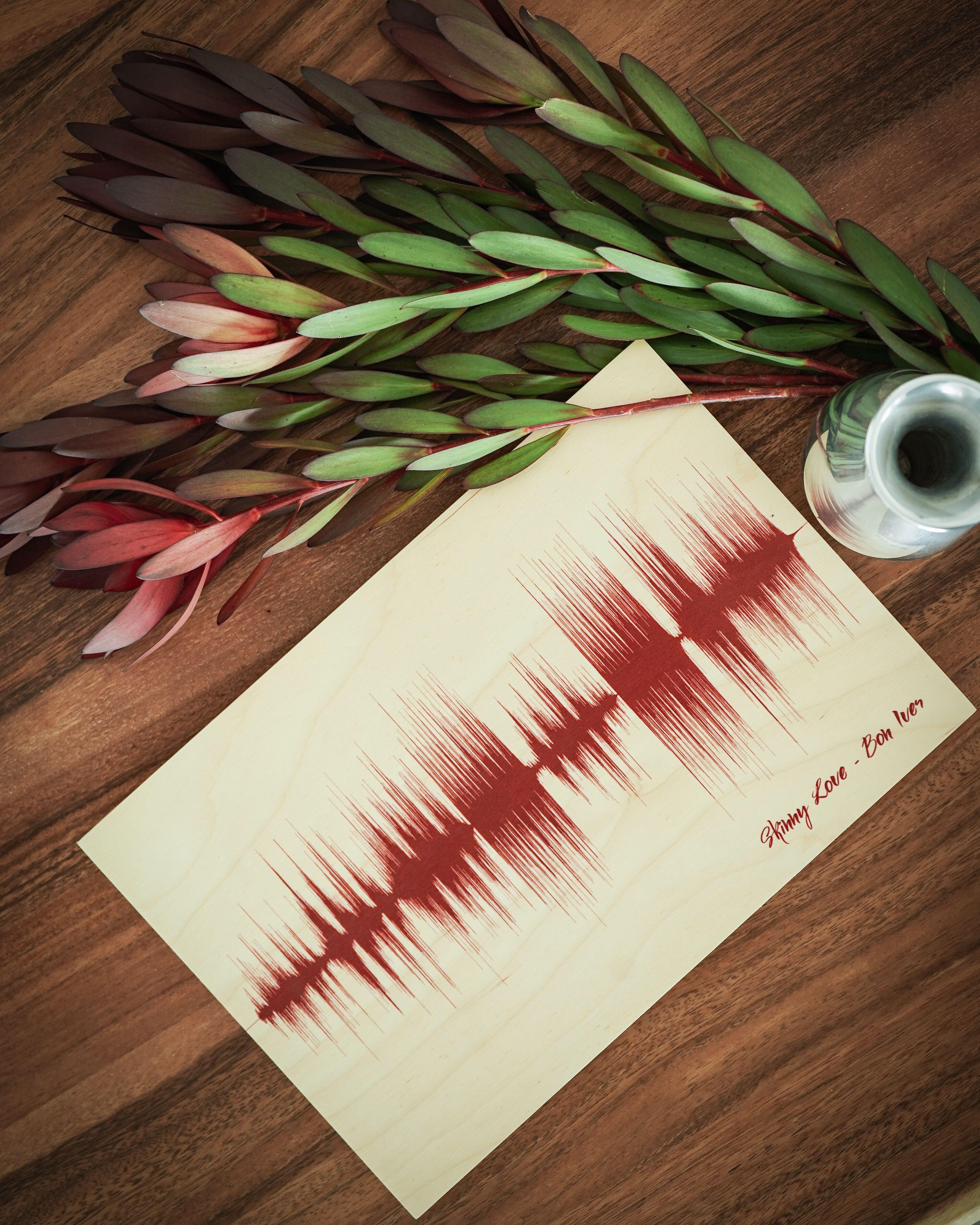 5 Year Wood Anniversary Gift | Artsy Voiceprint