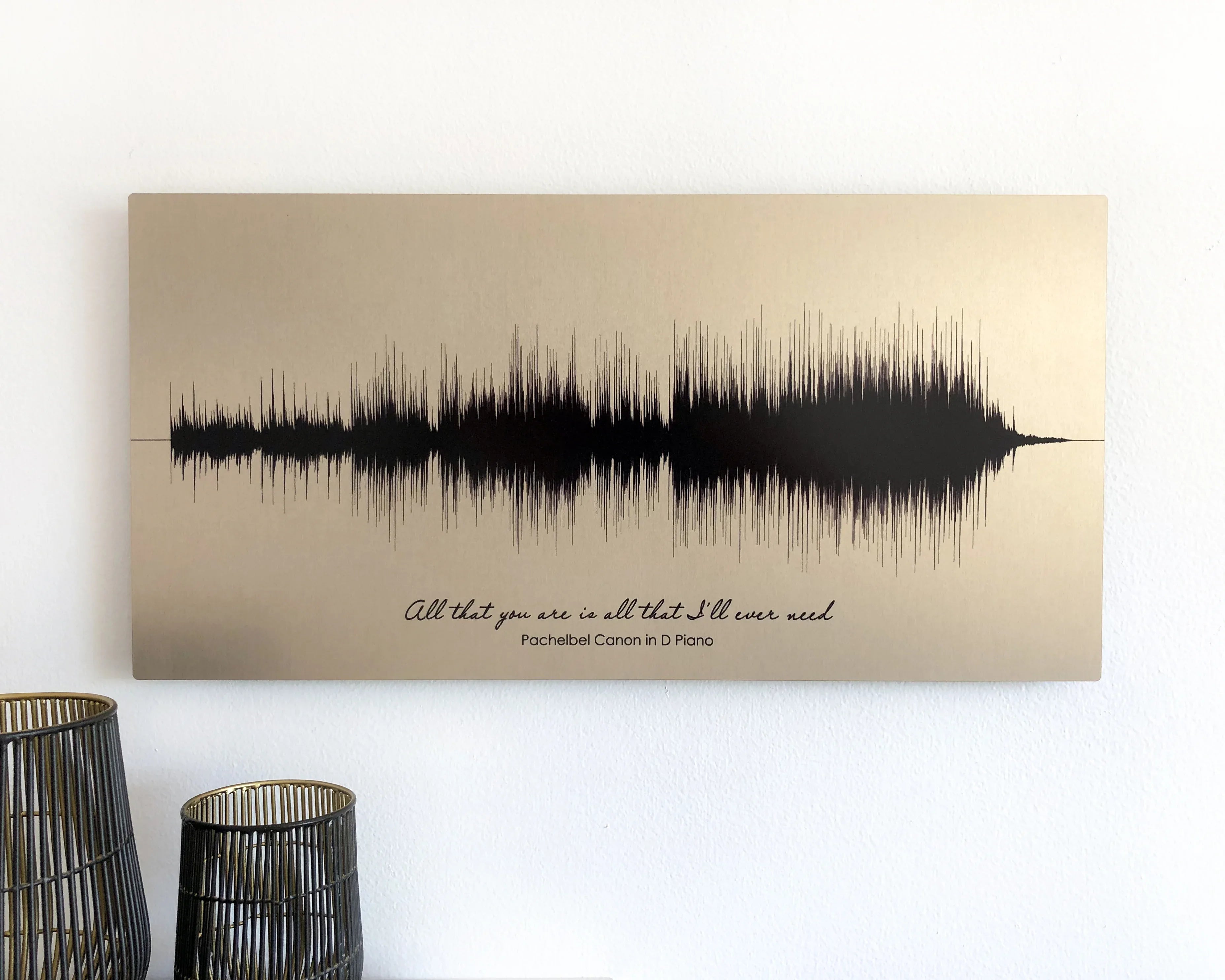50th Golden Wedding Anniversary Gifts For Parents – Artsy Voiceprint