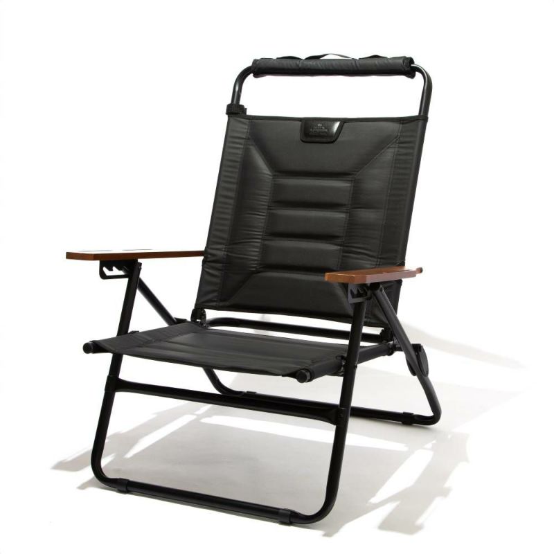 HIGH BACK RECLINING LOW ROVER CHAIR/BLACK ハイバックローバーチェア