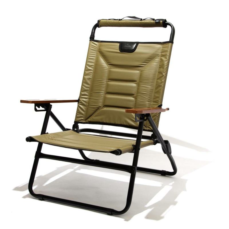 HIGH BACK RECLINING LOW ROVER CHAIR/KHAKI ハイバックローバーチェア