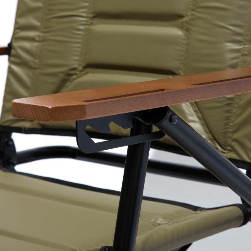 HIGH BACK RECLINING LOW ROVER CHAIR/KHAKI ハイバックローバーチェア