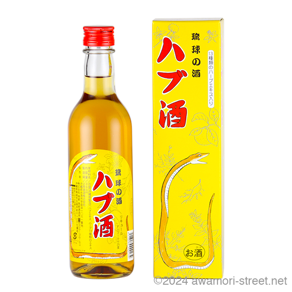 琉球の酒 ハブ酒 25度,360ml ハーフボトル / 南都酒造 / 泡盛