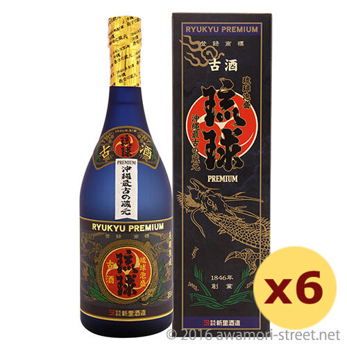 琉球プレミアム古酒 35度,720ml ×6本セット / 新里酒造 / 泡盛