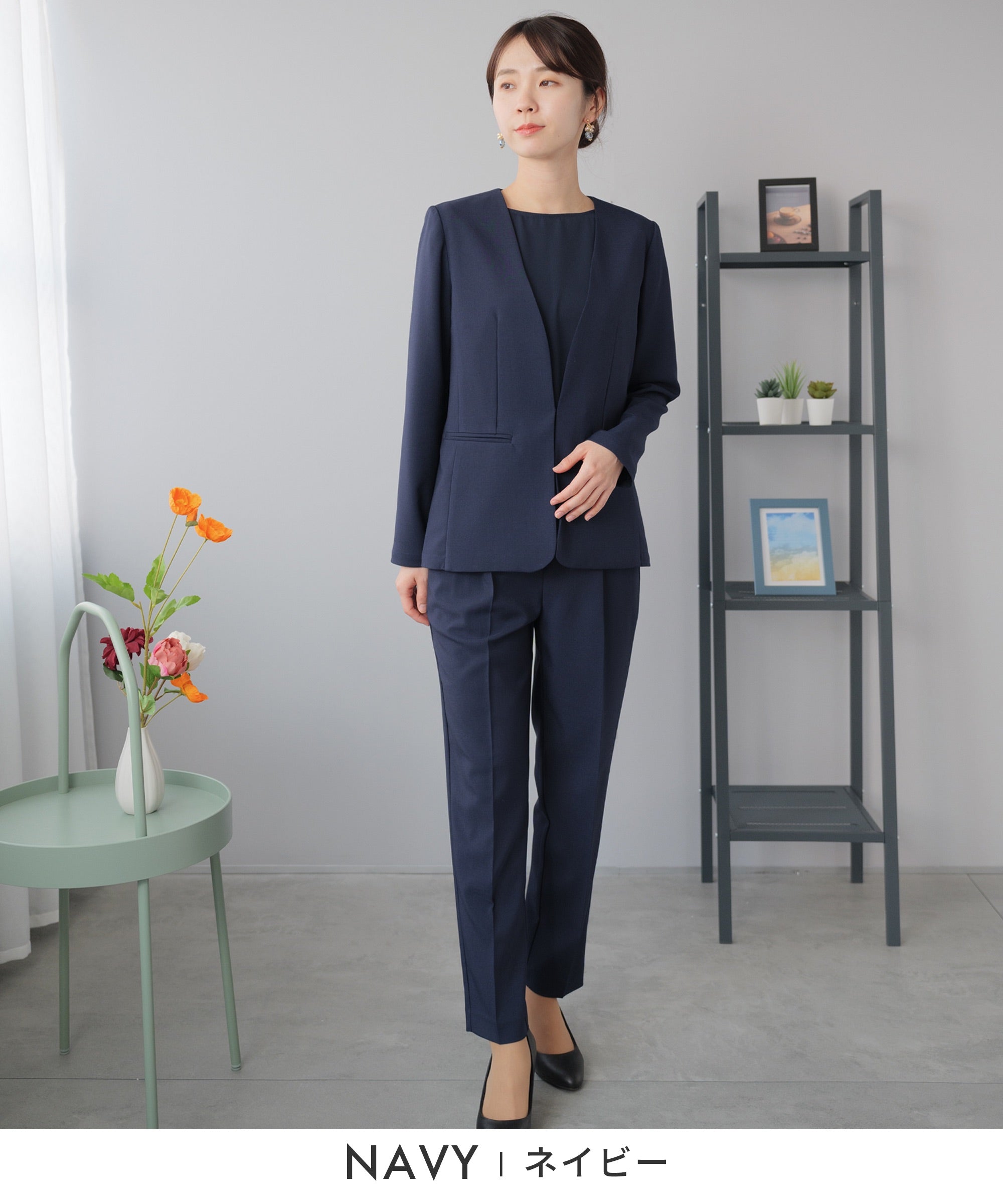 洗える×防シワ セットアップスーツ – AWC │ active worker components