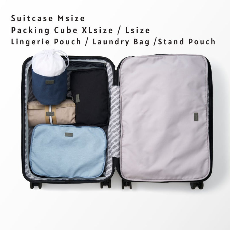 スーツケース／キャリーケース】Aww-TRAVEL- (6〜7日用)(BLACK