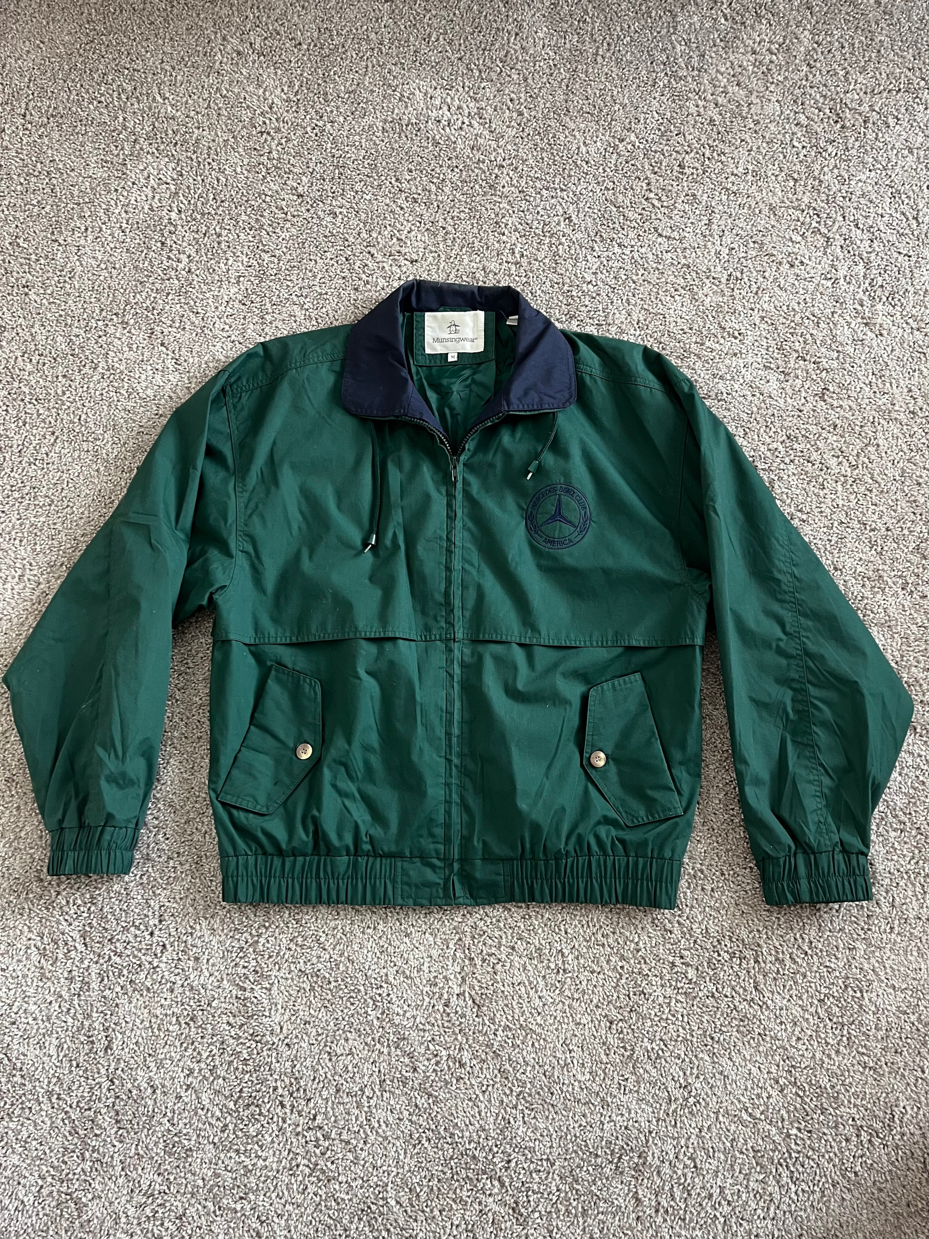 Vintage 80's Mercedes Benz Windbreaker Jacket – A.T.A. Apparel