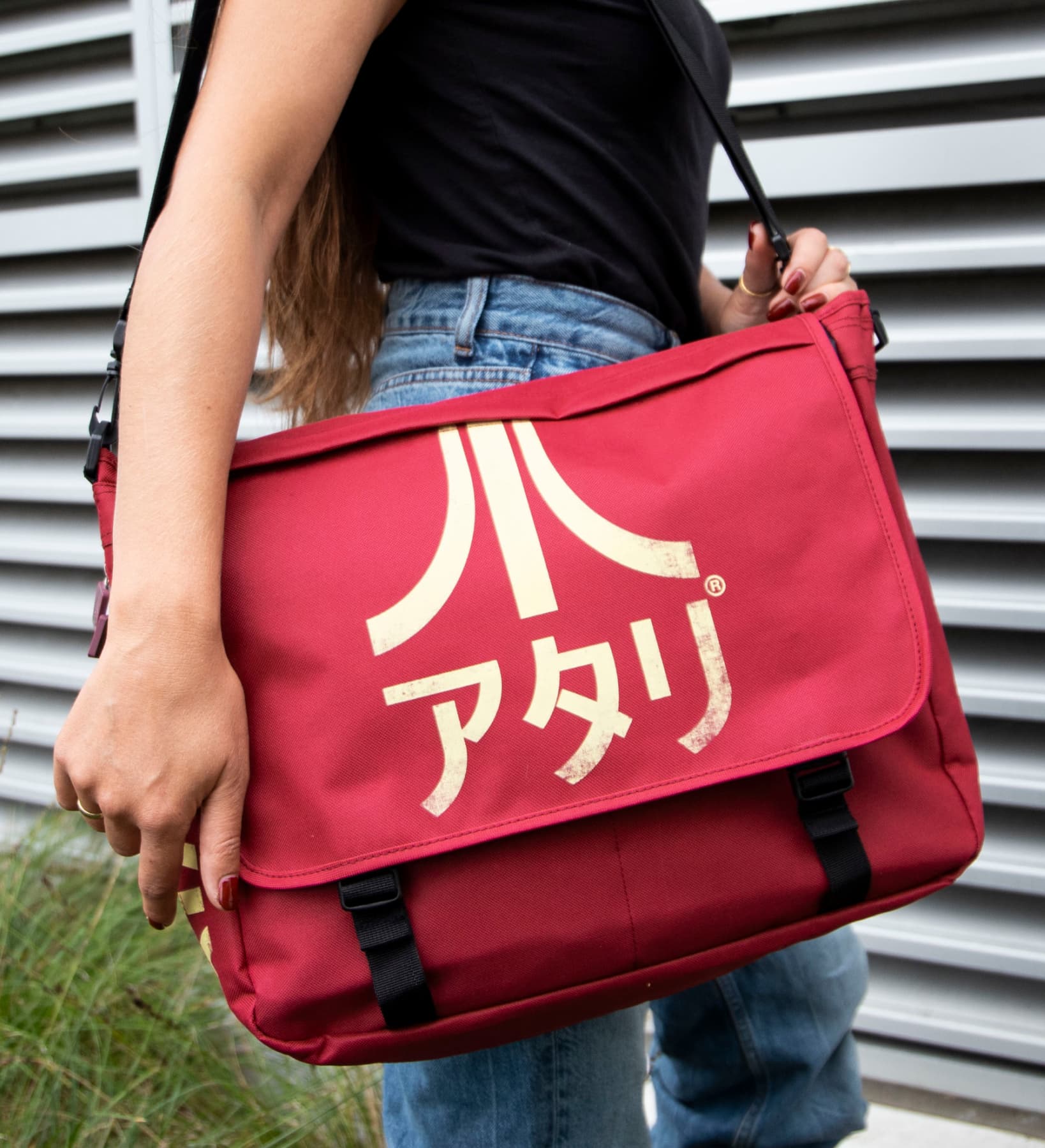 Atari Katakana Messenger Bag - Official Atari Messenger Bags – Atari®