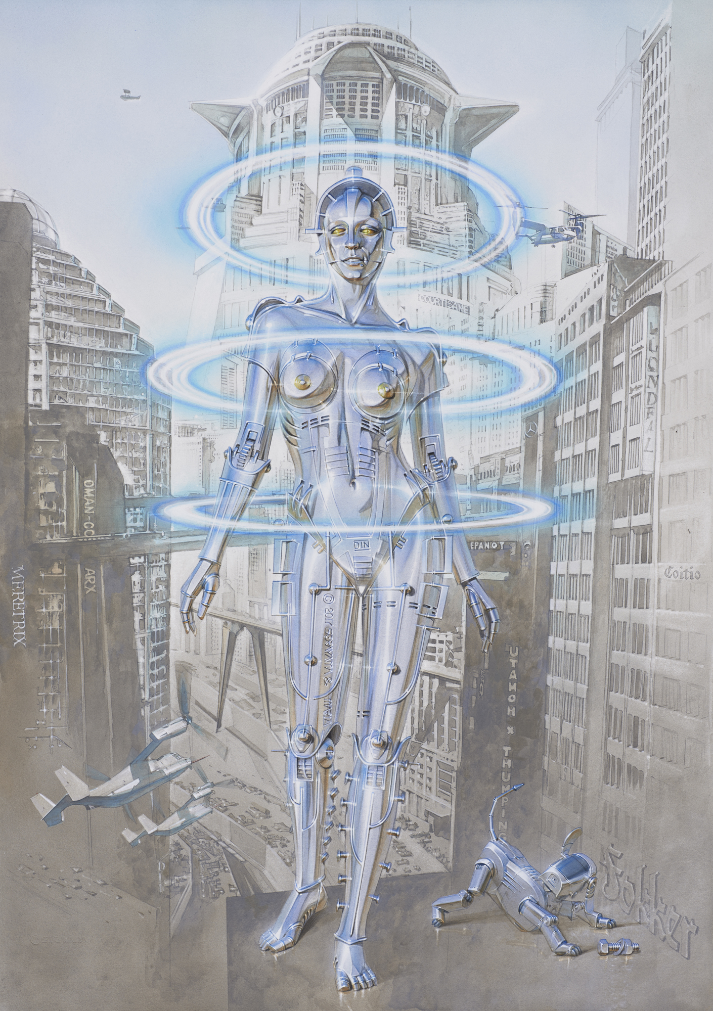 空山基による新作個展”Sorayama Explosion”、NANZUKAで開催