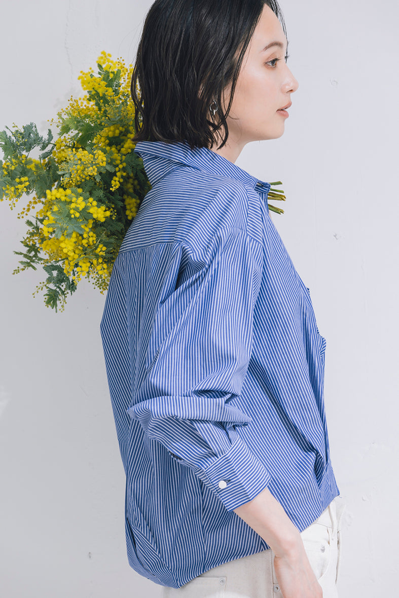 裾タックブラウス NS-210 – ATELIER N'S