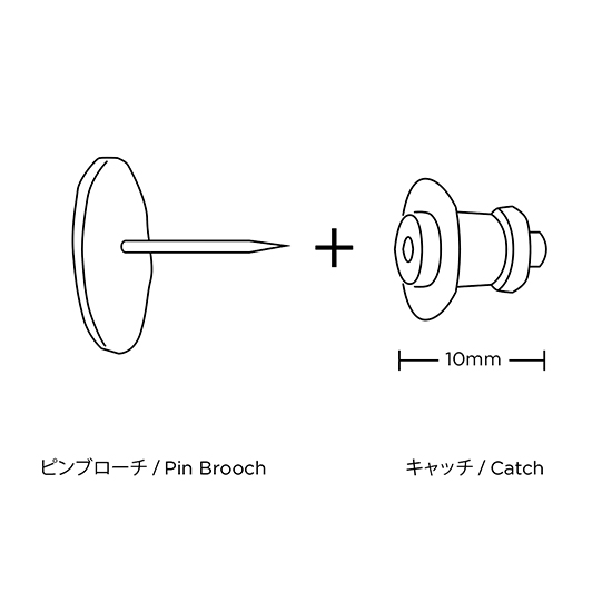 てんとう虫 ピンブローチ - ATELIER SHINJI GINZA - アトリエシンジ