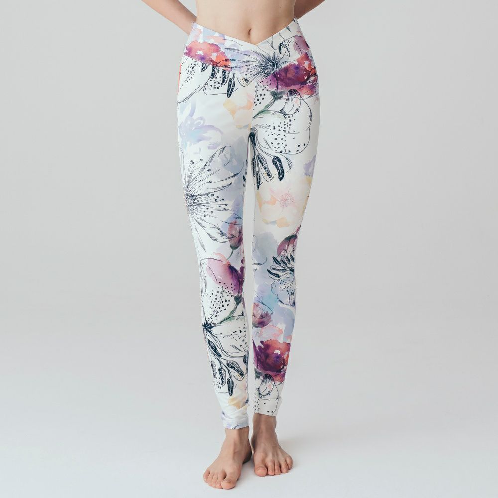 LITHEE（リジー）】フラワープリントレギンス｜LITHEE YOGA｜リジー