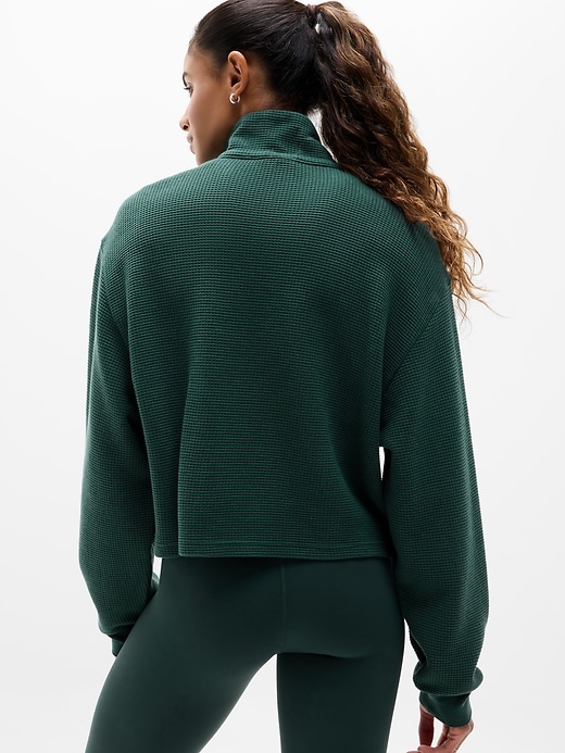 Tranquil Waffle 1/2 Zip Sweatshirt | Athleta
