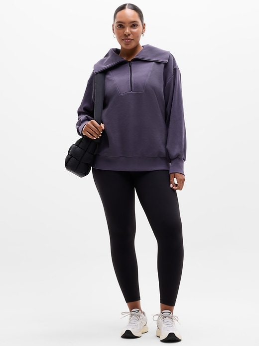 Ottoman Rib 1/4 Zip Sweatshirt | Athleta