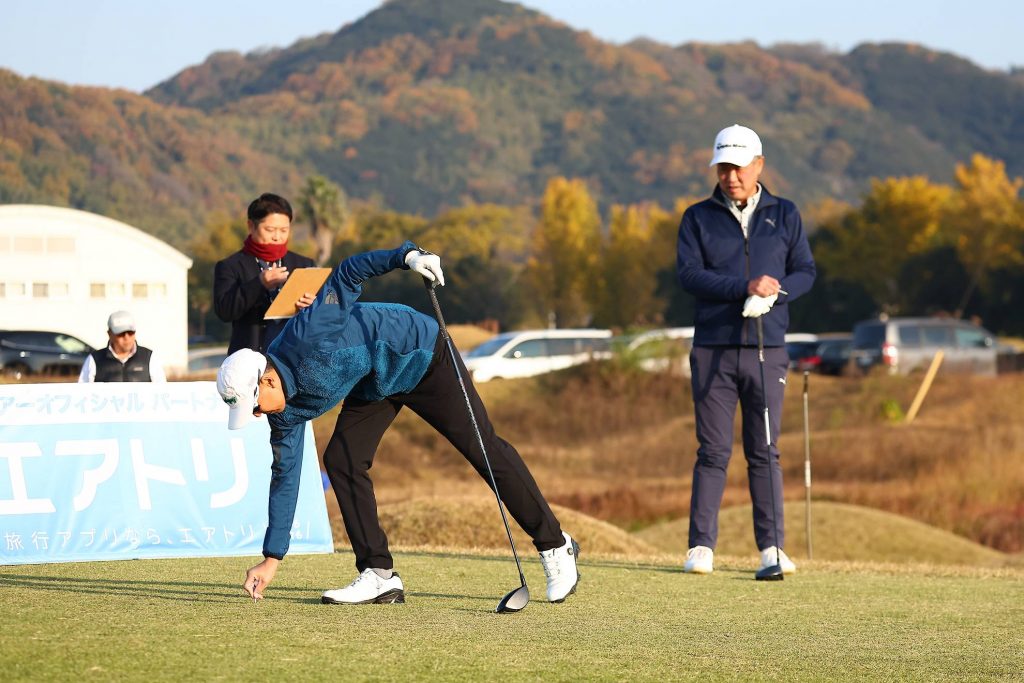 ピン位置の難しさに大苦戦！？ジャンボ尾崎の代名詞ナンバーがチーム名に