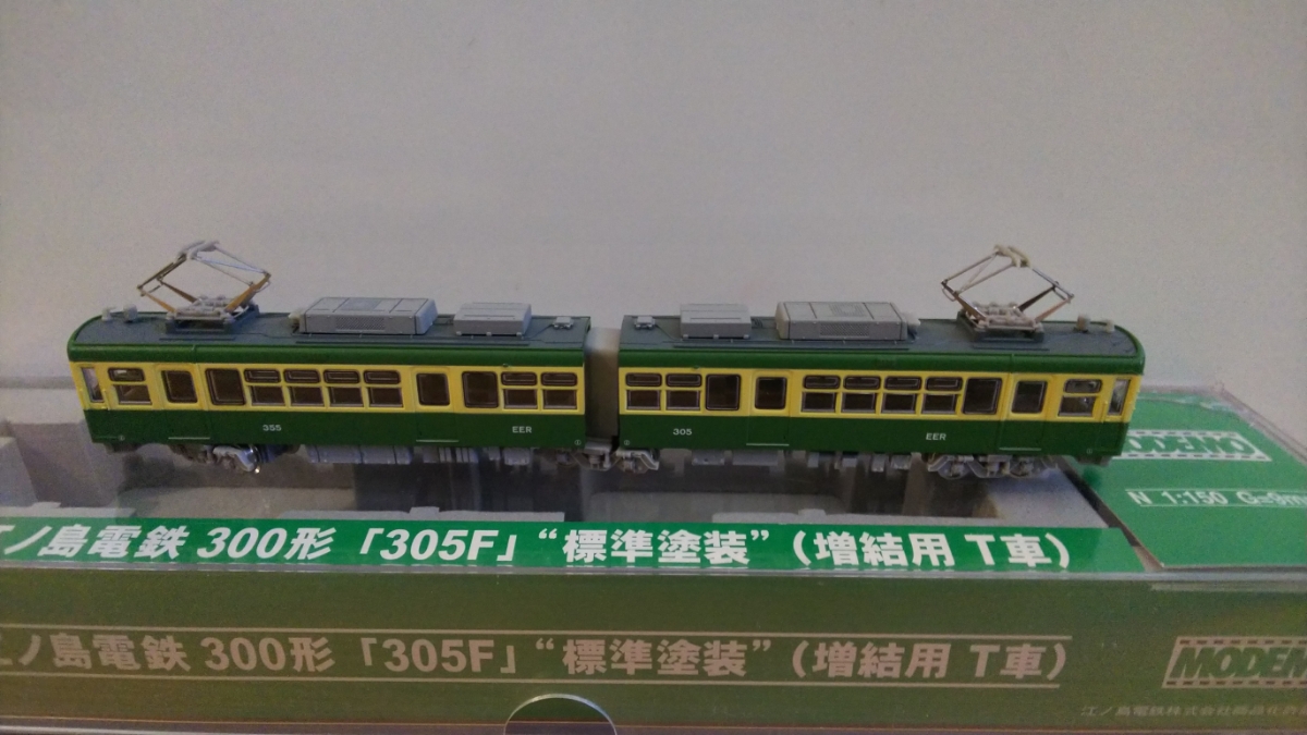 MODEMO NT82 江ノ島電鉄 300形 305F 標準塗装 増結用 T車 MODEMO NT82
