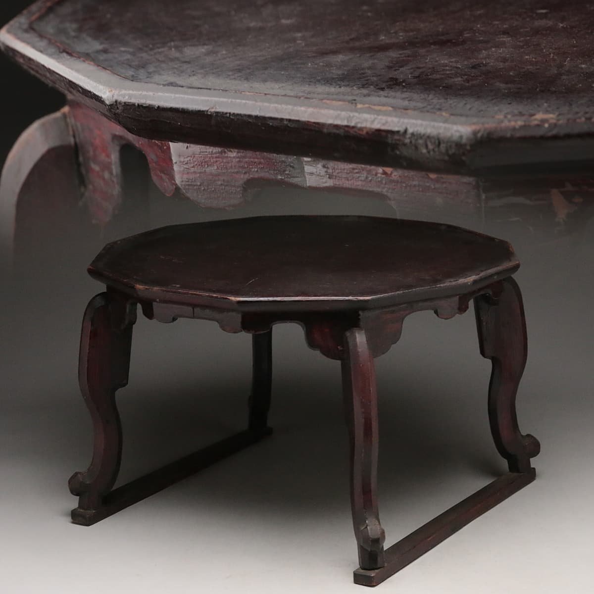 韓国 李朝 家具 ソバン 小盤 八角形 ちゃぶ台 テーブル 韓国 李朝 家具