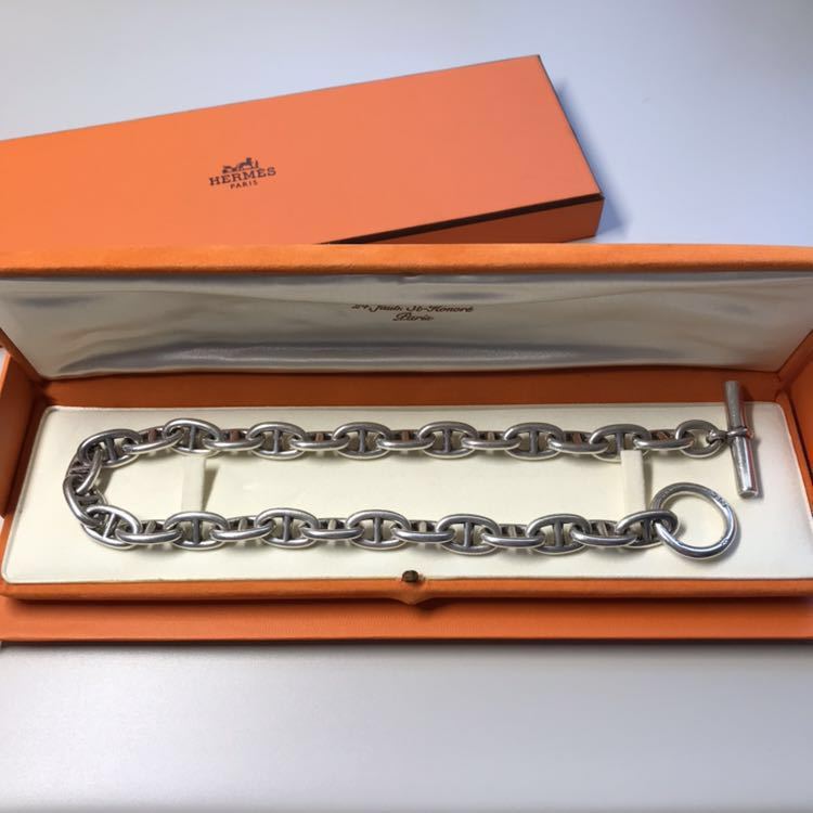 ヴィンテージ GM 29コマ】シェーヌダンクル / エルメス / 筆記体刻印